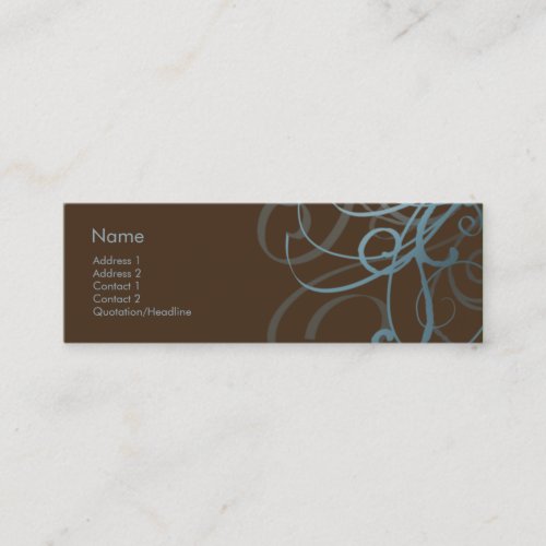 Swirls No. 0010 Business Card