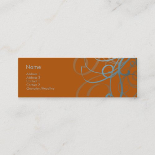 Swirls No. 0011 Business Card