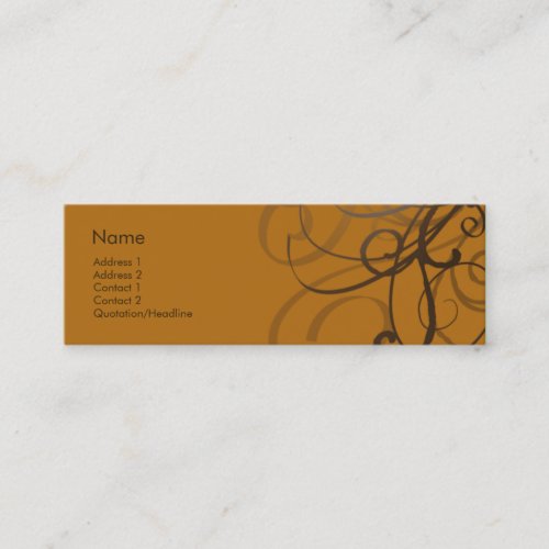 Swirls No. 0013 Business Card Template