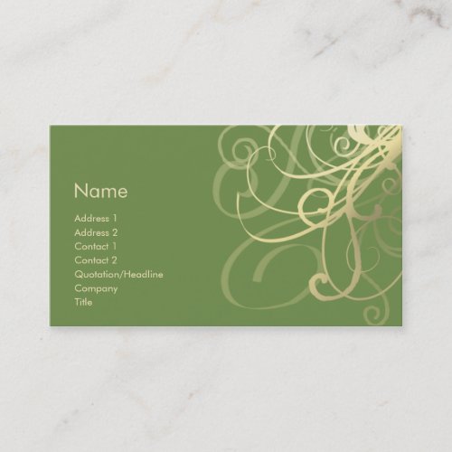 Swirls No. 0018 Business Card Templates