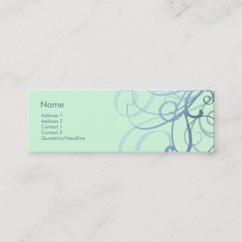 Swirls No. 0023 Business Card