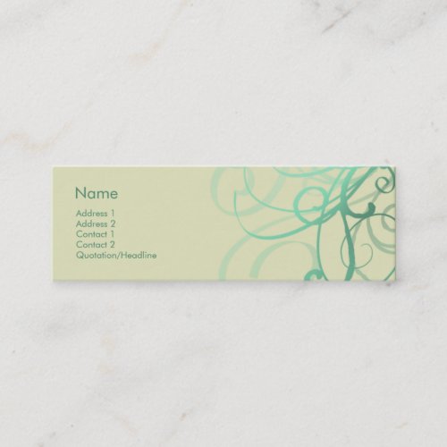 Swirls No. 0027 Business Card Templates