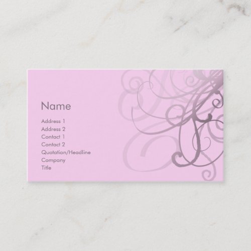 Swirls No. 0029 Business Card Templates