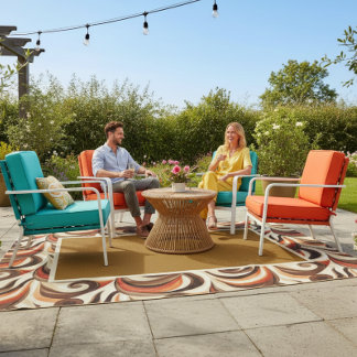 Swirls Of Color  Outdoor Rug