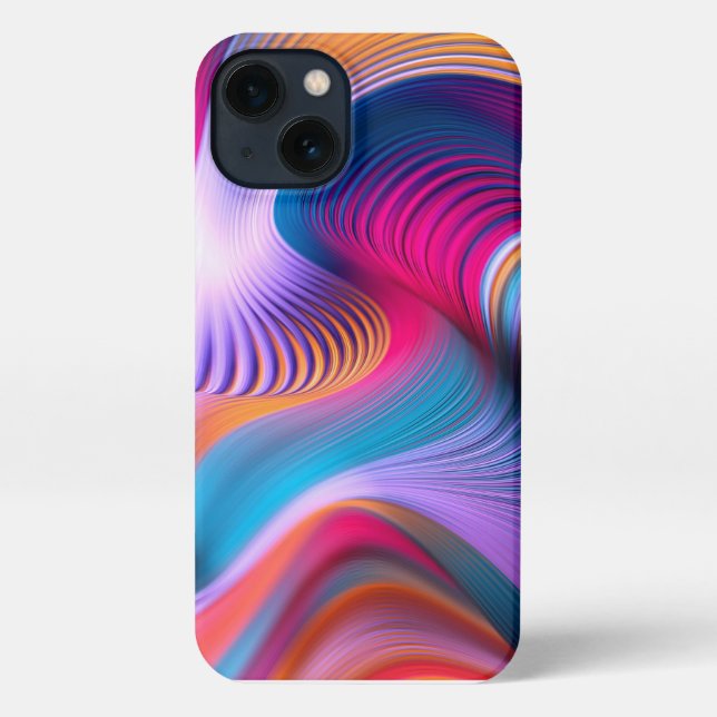 "Swirls of Color" Phone Case (Back)