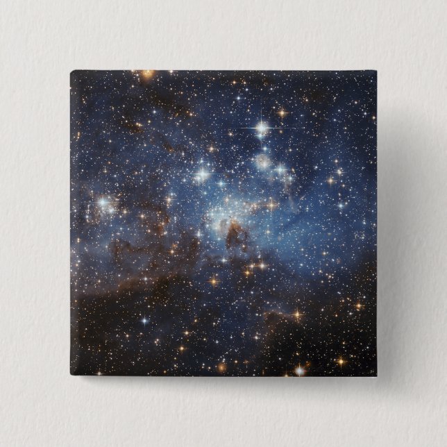 Swirls of gas and dust button (Front)