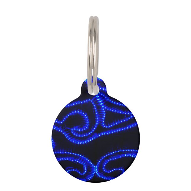 Swirls of Light  Pet ID Tag (Front)