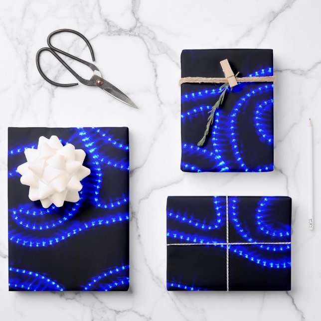 Swirls of Light  Wrapping Paper Sheets (Front)