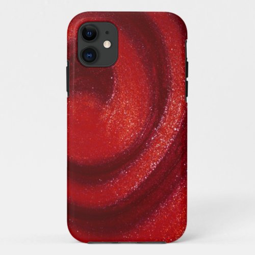 Swirls of nail polish iPhone 11 case