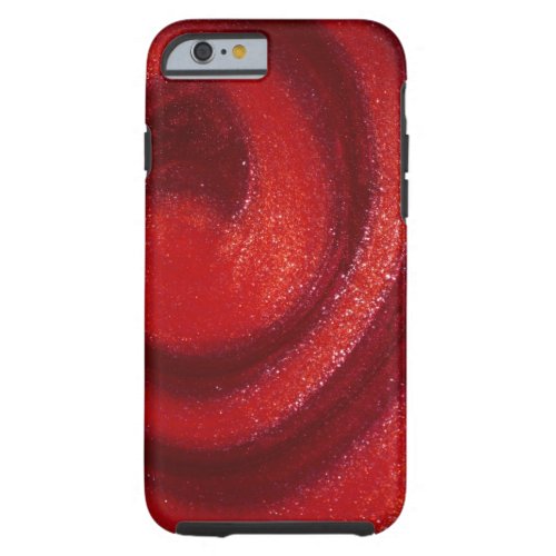 Swirls of nail polish tough iPhone 6 case