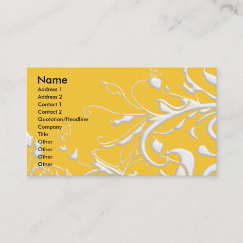 Swirls of Nature Business Cards