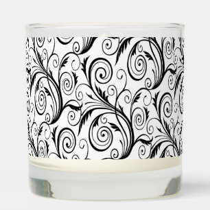 Swirls Pillar Candle
