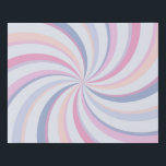 Swirls Pink Blue Peach Faux Canvas Print<br><div class="desc">A swirl pattern in a color palette of pink,  blue and peach.</div>