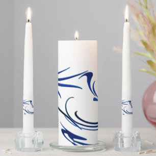 Swirls Unity Candle Set