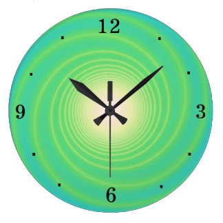 Lime Green Wall Clocks | Zazzle