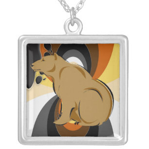 Swirly Bear Necklace