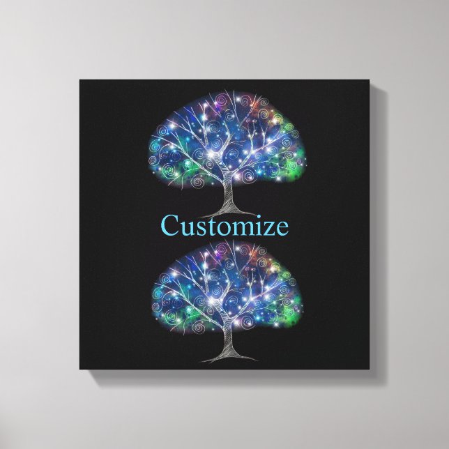 Swirly branch Tree Thunder_Cove Canvas Print (Front)