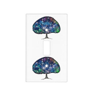 Swirly branch Tree Thunder_Cove Light Switch Cover