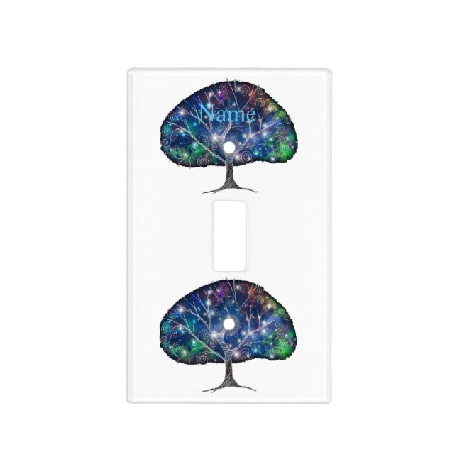 Swirly branch Tree Thunder_Cove   Light Switch Cover (Front)