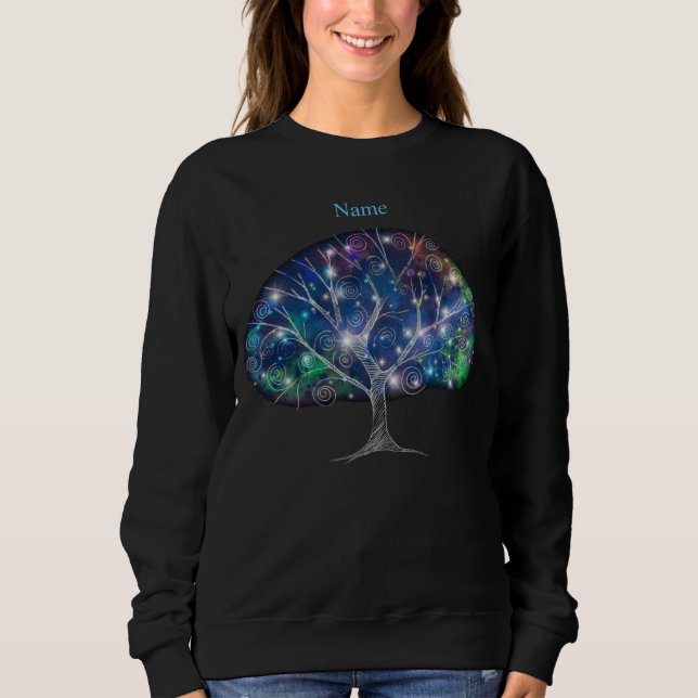 Swirly branch Tree Thunder_Cove Sweatshirt (Front)