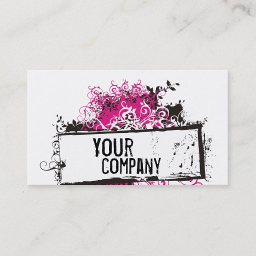 Customizable Swirly Business Card