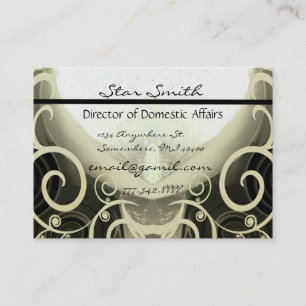 Swirly Cala Lilly Business Card