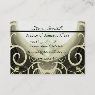 Swirly Cala Lilly Business Card