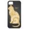 Swirly Cat Gold Glitter