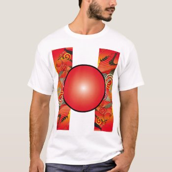 Swirly Design T-shirt by karanta at Zazzle