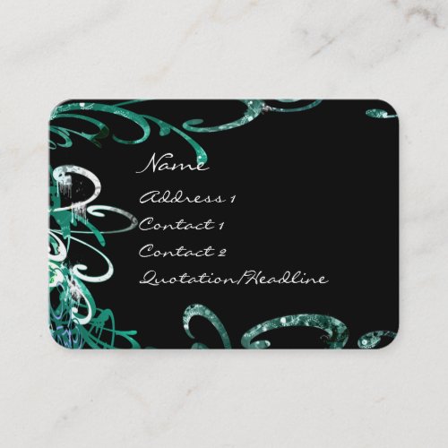 Swirly Distressed Paint Splats Business Card Templates