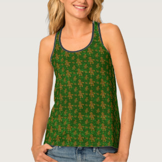 Swirly Gingerbread Cookie Tank Top