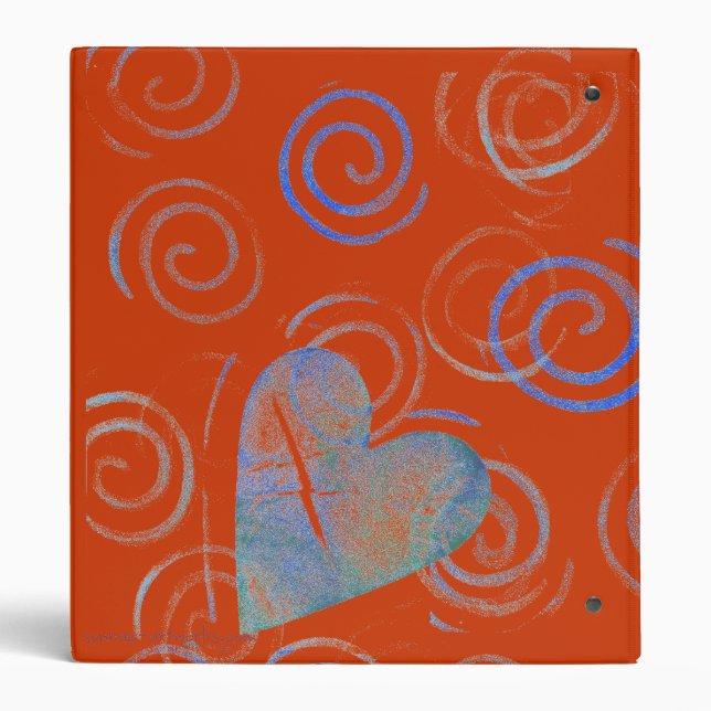 Swirly Love Binder (Back)