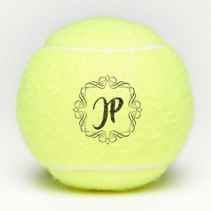 Swirly Monogram Tennis Balls