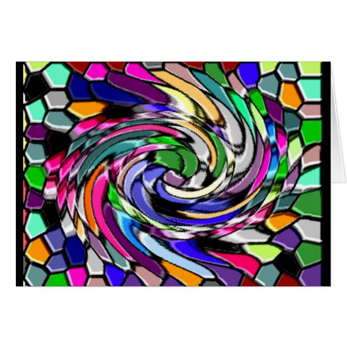 Swirly Mosaic Card