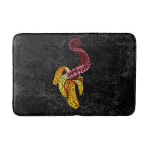 Swirly Mutant-Banana Bath Mat