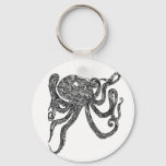 Swirly Octopus Keychain at Zazzle