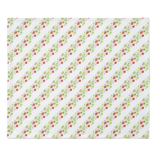 Swirly Ornaments King Size Duvet Cover (Back)