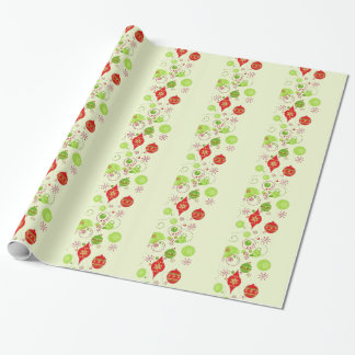 Swirly Ornaments Wrapping Paper, 30" x 6' Wrapping Paper