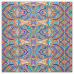 swirly painting pattern fabric