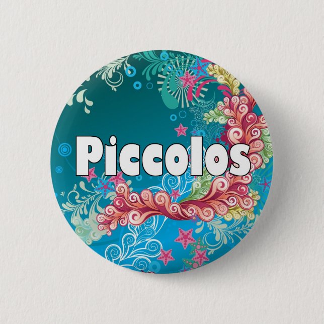 Swirly Piccolo Button (Front)
