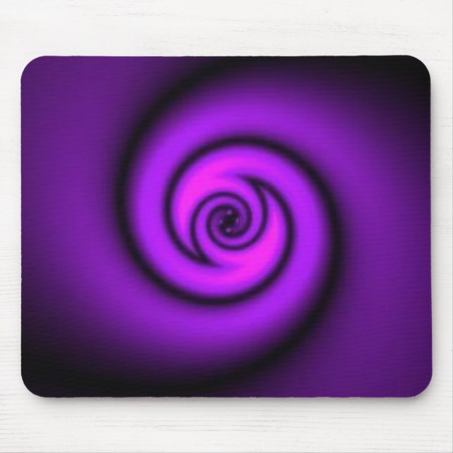swirly purple mouse pad (Front)