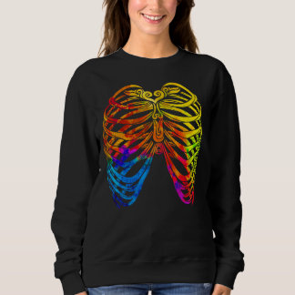 Swirly Ribcage (color)  Sweatshirt