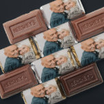 Swirly Script Fifty Years Photo 50th Anniversary Hershey's Miniatures<br><div class="desc">Hershey mini bar favors for your wedding anniversary guests. 50th wedding anniversary chocolate favors customized with a photo of the couple. Fifty years written across the photo in a swirly black script.</div>