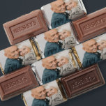 Swirly Script Fifty Years Photo 50th Anniversary Hershey's Miniatures<br><div class="desc">Hershey mini bar favors for your wedding anniversary guests. 50th wedding anniversary chocolate favors customized with a photo of the couple. Fifty years written across the photo in a swirly black script.</div>