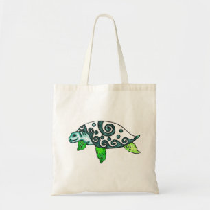 Swirly Sea Turtles Tote Bag