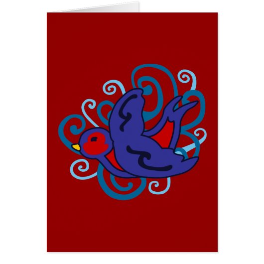 Swirly Swallow Cards (Front)