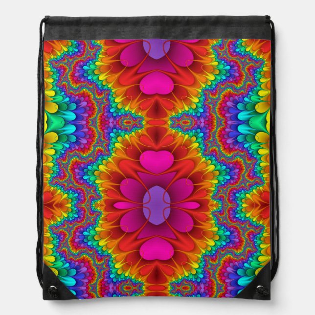 Swirly Sweet Drawstring Bag (Front)