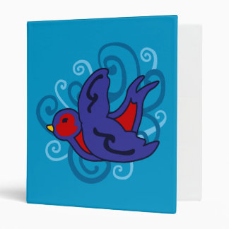 Swirly Tattoo Swallow Binder