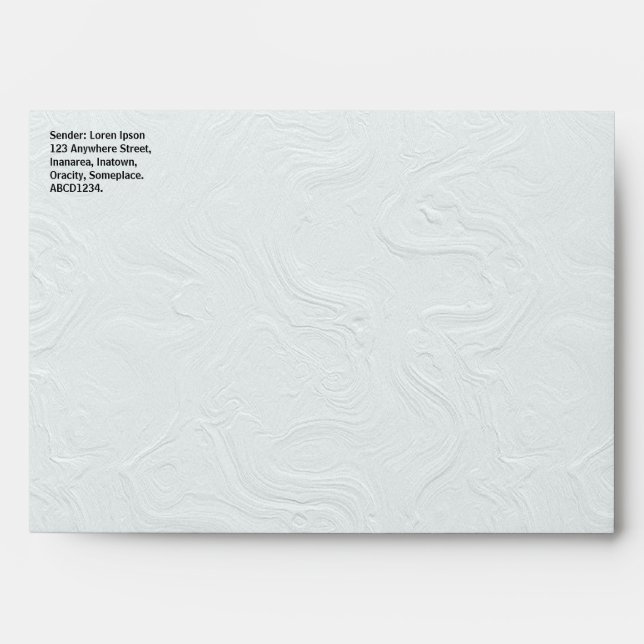 Swirly Texture Paper Look Envelope (Front)