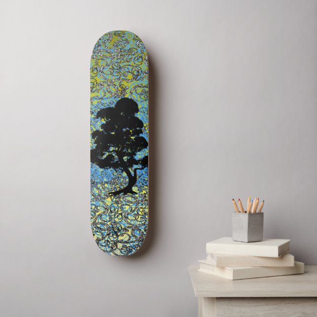 Swirly Tree Skateboard Deck (Wall Art)